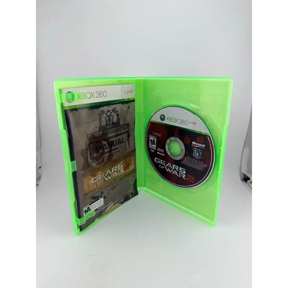 Gears of War 2 Microsoft Xbox 360 2008‎ CIB Complete with Manual Shooter Game
